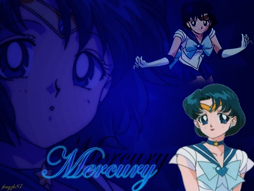A Wallpaper Of Sailor Mercury
