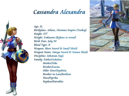 Cassandra soul calibur 2