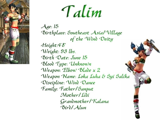 Talim soul calibur 2