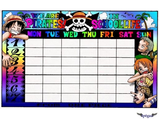 One Piece Timetable