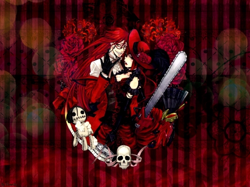 Madam Red and Grell Sutcliff