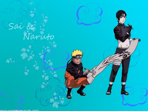 Sai & Naruto Vector