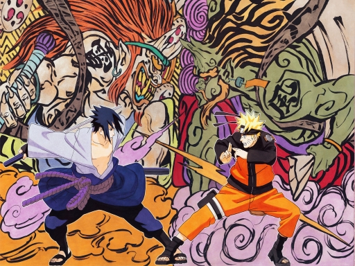 Naruto and Saskue