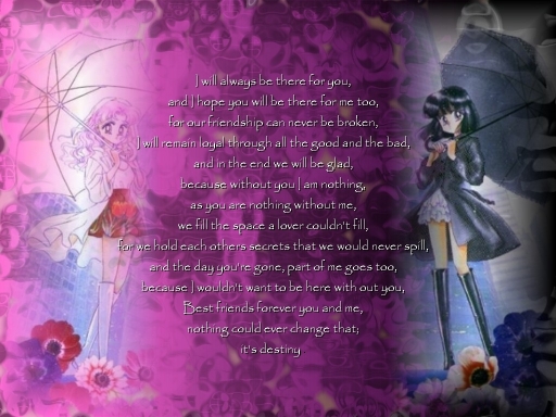 Chibiusa And Hotaru's Friendsh