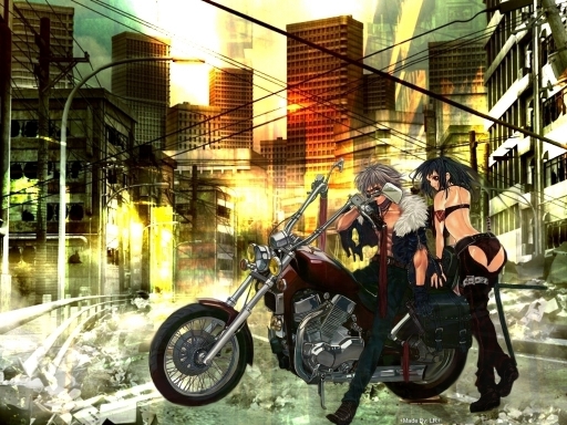 Sunset Destruction Wallpaper