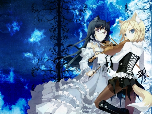 Blue Melody Wallpaper