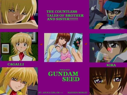 cagalli and kira wallpaper