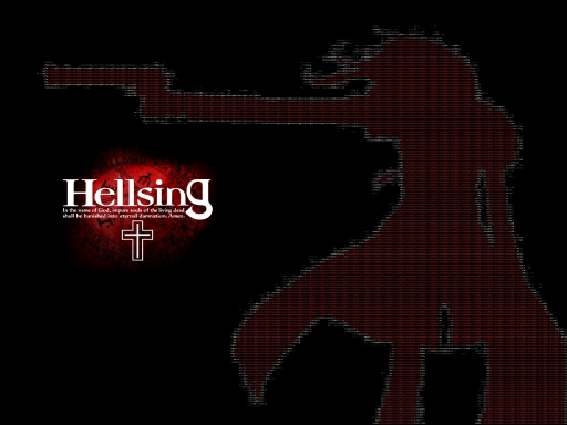 Hellsing With Ascii