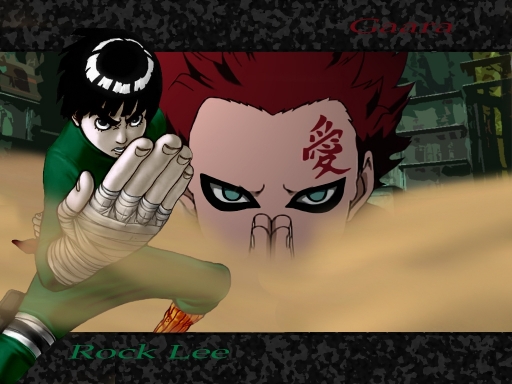 Gaara Vs Rock Lee