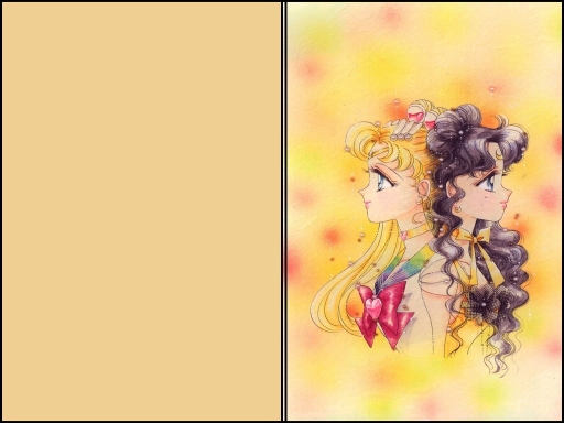 Sailor Moon & Luna