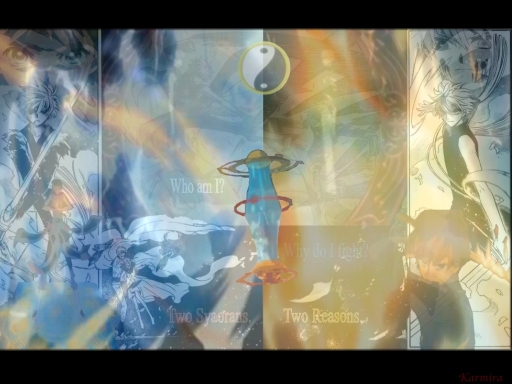 Two Syaorans Meet Mirror