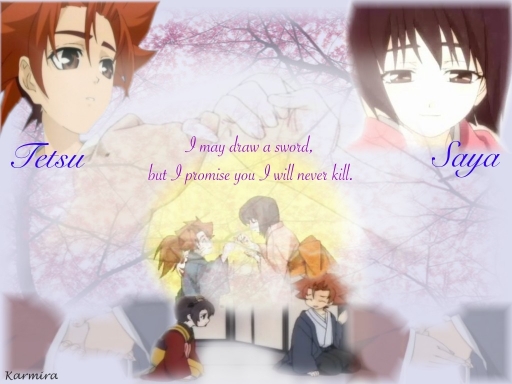 Tetsu and Saya Underneath Saku