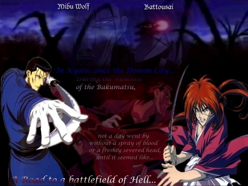 Saito and Kenshin-Back to Kyot
