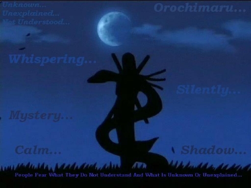 Orochimaru And The Unexplainab