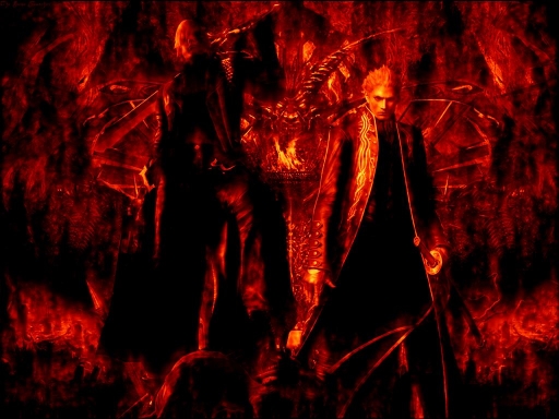 Dante And Vergil - Fire