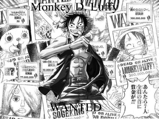 Monkey D.luffy(wanted)