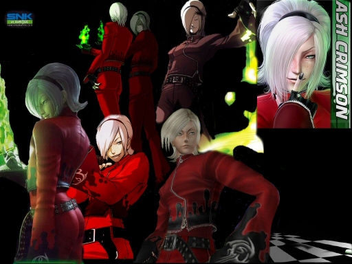 a crimson collage