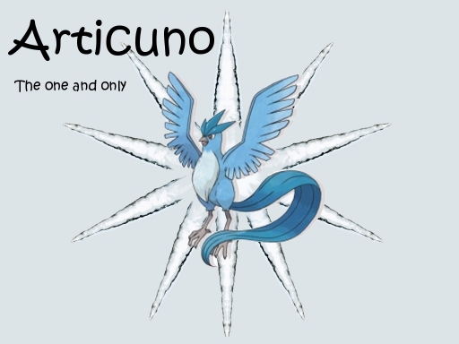 Articuno, The One And Only
