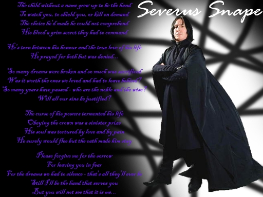 Hand of Sorrow - Severus Snape