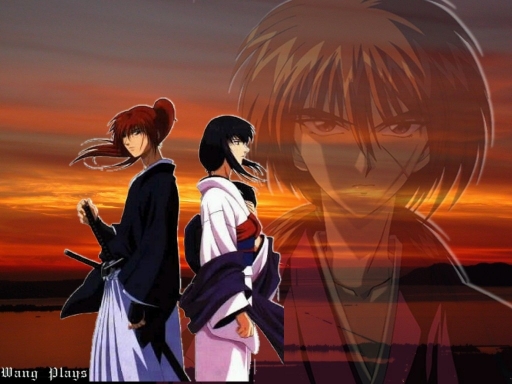 Kenshin in sunset