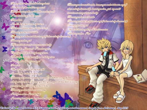 Kingdom Hearts~Roxas and Namin