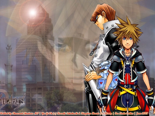 Sora and Seto Kaiba