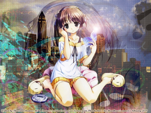 Listening to music-Hobby conte