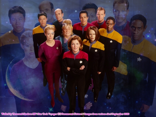 Star Trek Voyager crew