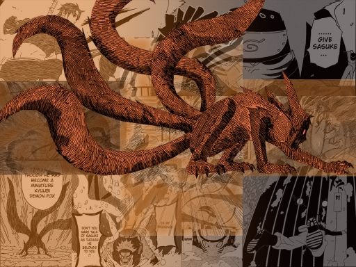 Naruto Kyuubi With 4 Tails