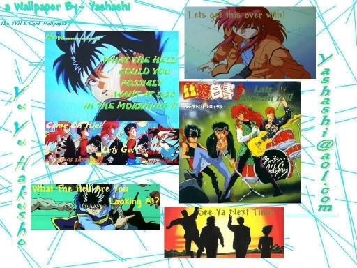 The Yyh E-card Wallpaper#1