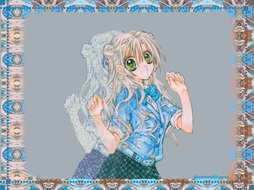 Blue and silver- Arina Tanemur