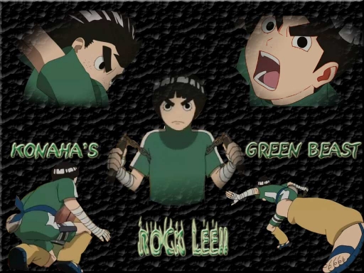 Konoha's Green Beast - Rock Le