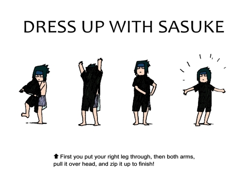 Dress Up With Sasuke