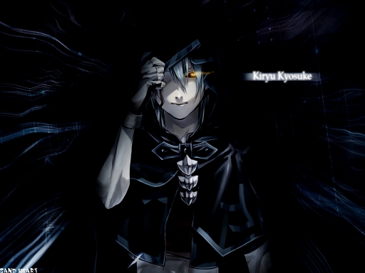 Evil eye in the darkness