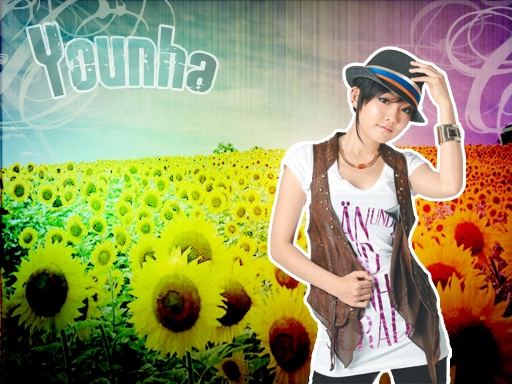 Younha+Sunflowers