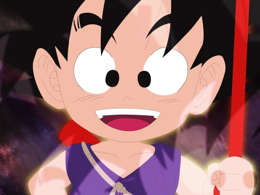 Chibi Goku Reporting for Duty!
