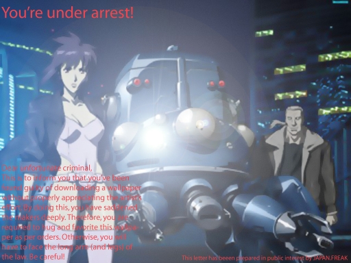 You're under arrest!