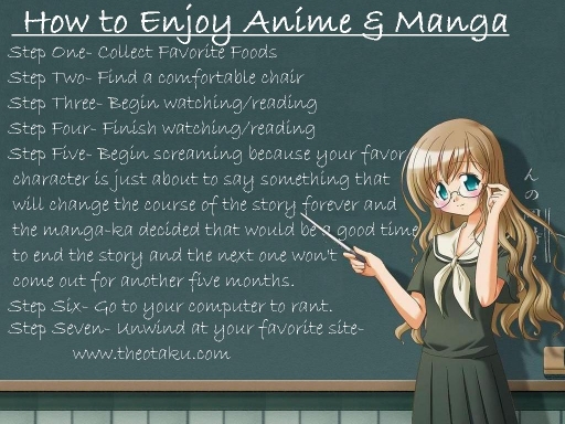 Enjoying Anime/Manga