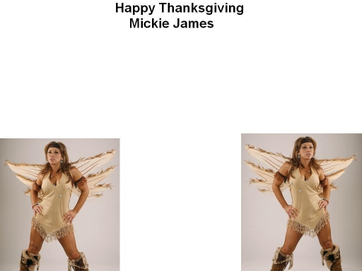 Mickie James Thanksgiving