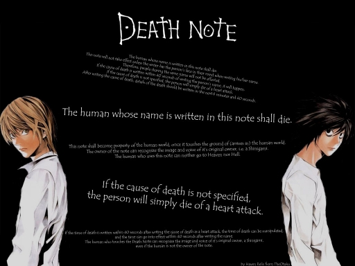 Death Note - Light and L