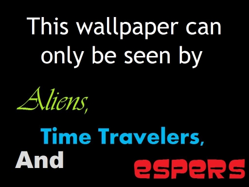 Aliens, Time Travelers, and Es