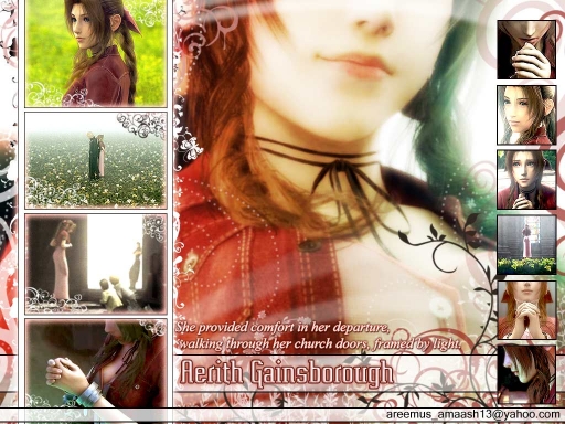 Aerith beautiful Walle