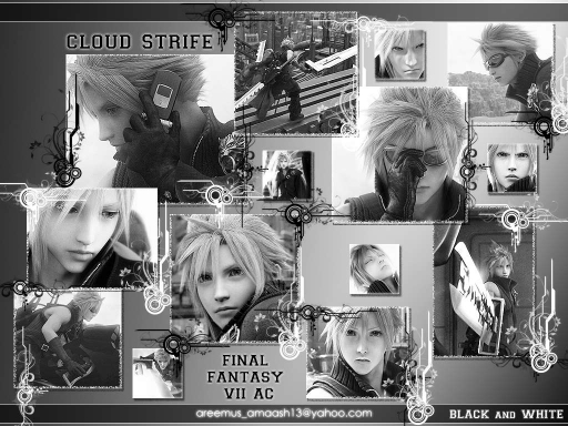 Black & White Cloud Walle