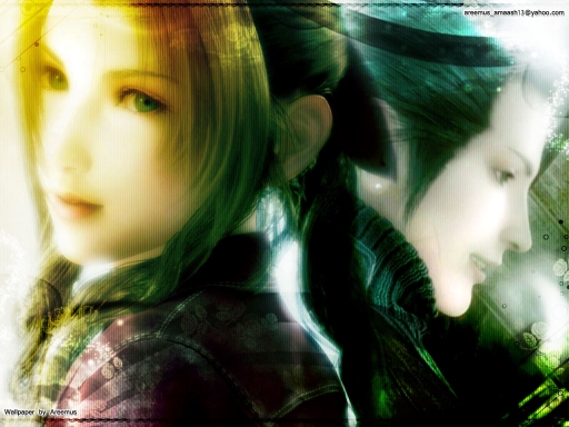 Aeriith and Zack....