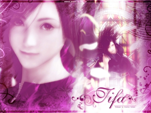 Tifa with pink Walle...