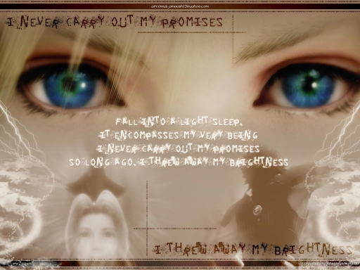 I never carry out...