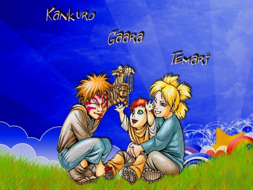 Kankuro Gaara Temari