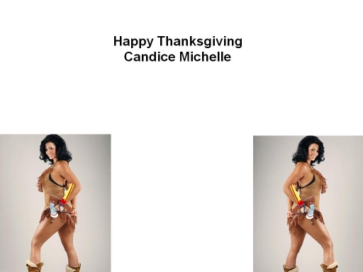 Candice Michelle Thanksgiving
