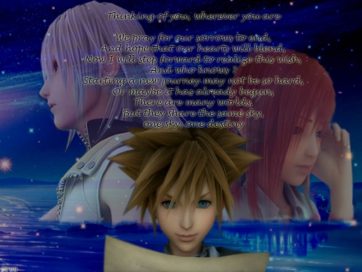 Sora, Kairi, Riku