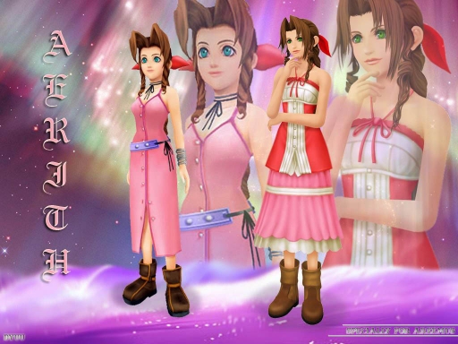 Aerith in KingdomHearts